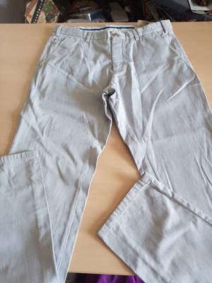 Massimo Dutti men's pants size 42 like new, grey beige