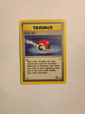 Poke Ball (Jungle 64/64) Pokemon Card used, PL condition