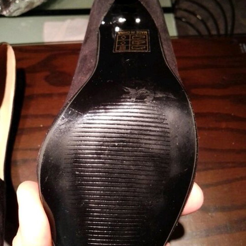 Women’s suede black pumps No36 new