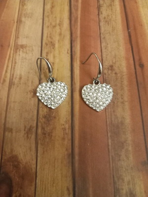 Heart-shaped earrings