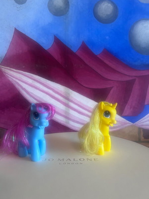 Σετ 2 φιγούρες My Little Pony, μπλε και κίτρινο