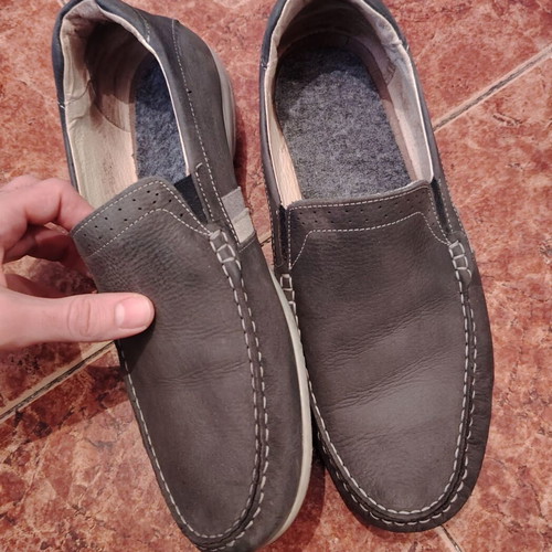 Lumberjack men's shoes size 46 used, natural leather, casual style