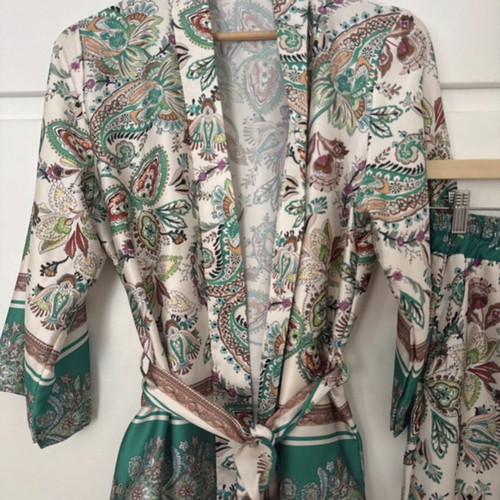 Set with pants multicolor, new