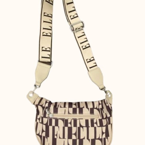 Elle Crossbody Waist Bag like new, beige pattern