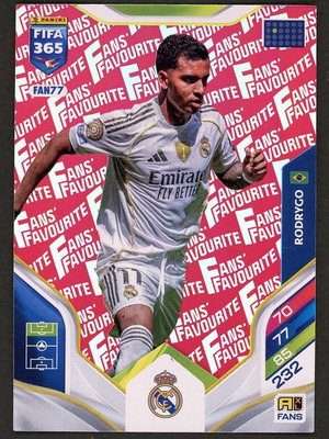 2026 FIFA 365 Adrenalyn XL FAN77 Rodrygo pack like new