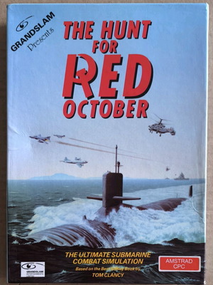 The Hunt For Red October (GrandSlam) Amstrad Disk like new