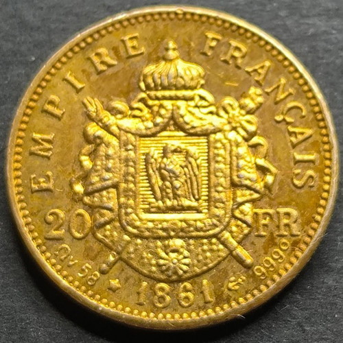 Silver Replica Napoleon .999 like new, gold plated