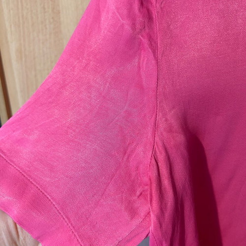 Zara short-sleeve shirt like new, fuchsia color, size M