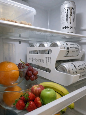 Monster 3D Printed Can Holder new, capacity up to 6 cans