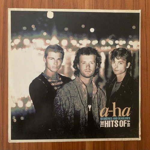 A-ha Headlines and Deadlines vinyl used, pop compilation