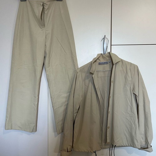 Vintage CObb set jacket and pants size S like new, beige