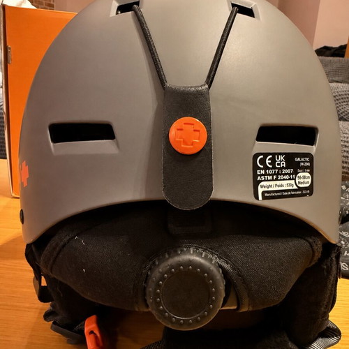 SPY Galactic MIPS ski helmet, matte gray, medium