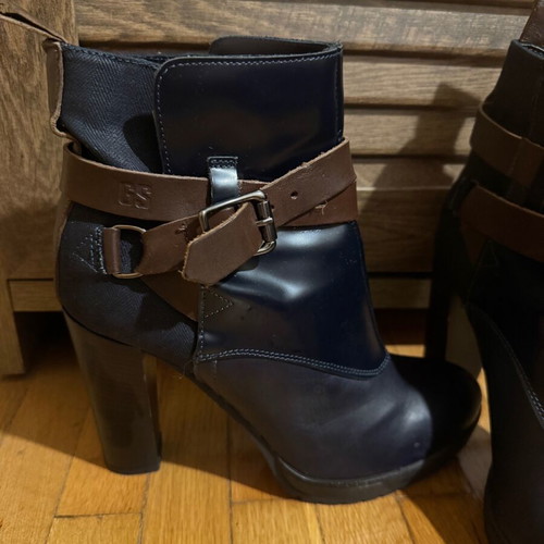 G-Star Raw ankle boots like new, blue with brown details