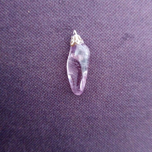 Natural Amethyst Crystal Pendant