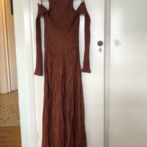 Zara dress brown like new, almost -  10,00 - Vendora.cy