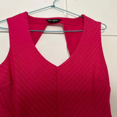 Miss Selfridge L fuchsia dress.