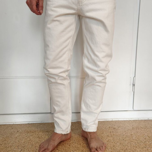 Zara denim slim fit jeans like new, white, US40 EU31