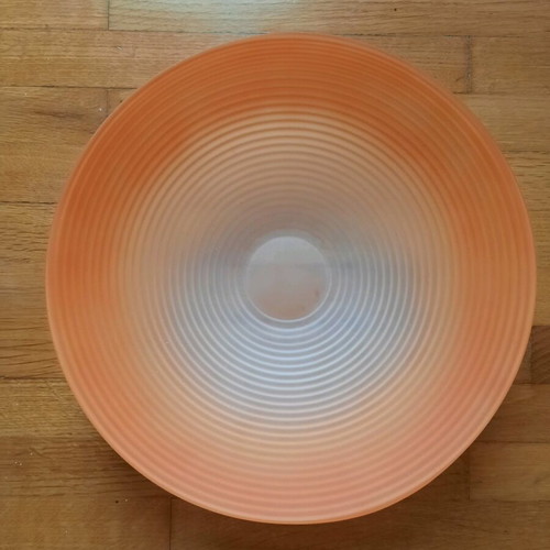 Decorative platter in orange color new