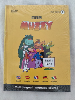 Muzzy language course DVD book Level 1 Part 1 new