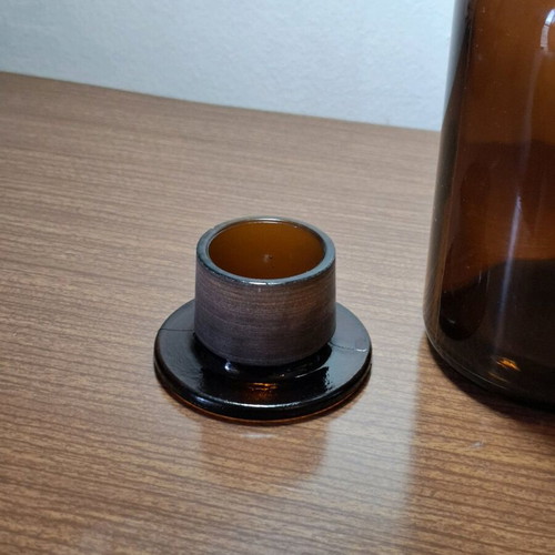 Glass pharmacy bottle 500ml used