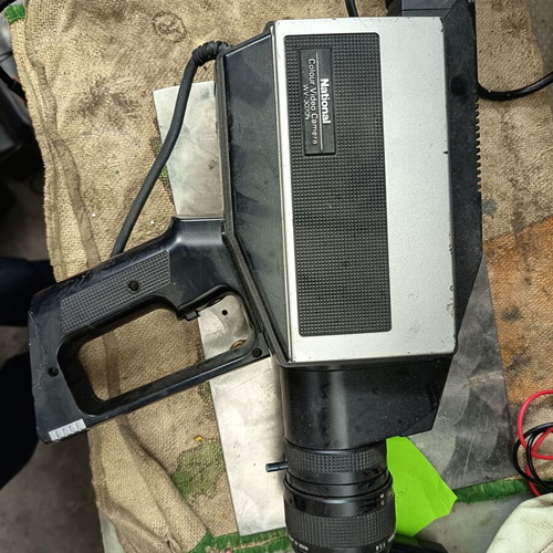 National WV3030N video camera with NVB30 amplifier and NV3000 video used, non-working