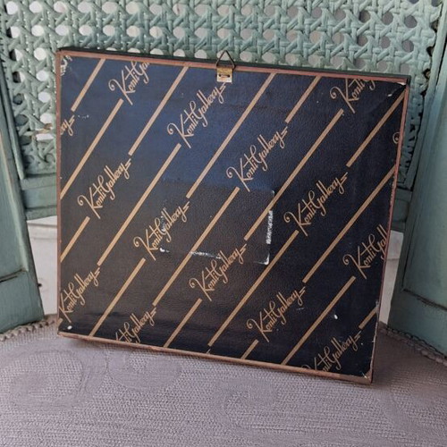 Old 925 Silver Engraved Plaque Like New