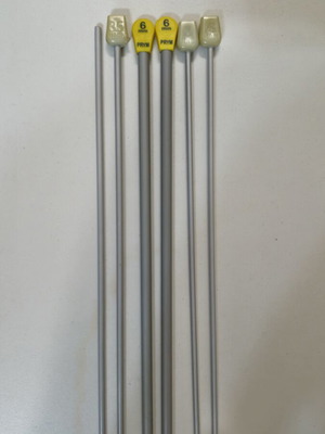 Knitting needles used, 3 sets sizes 3-3.5-6
