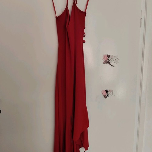 Women's red formal dress small like new