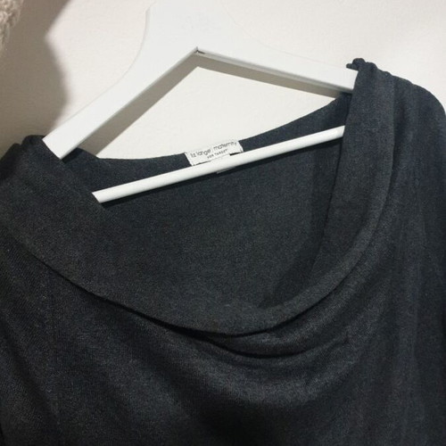 Gray knitted maternity dress Target size M like new