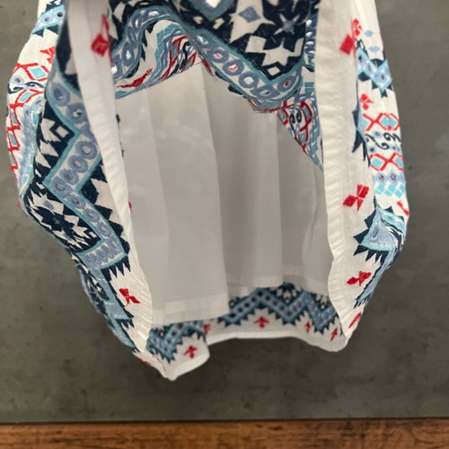Mandarino summer dress for girls like new, folk style, size 6-8