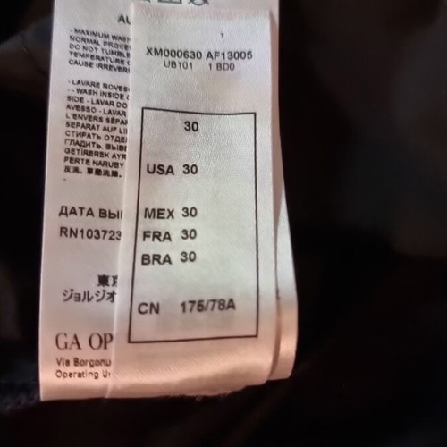 Armani Exchange pants new, sizes 29, 30, 32, blue