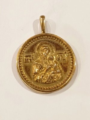 Gold-plated silver pendant new