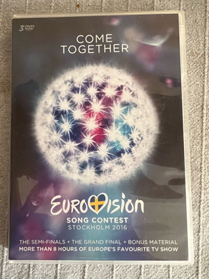 Eurovision 2016 3 DVDs boxset used
