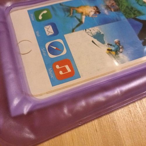 Universal Waterproof Case Purple new sealed package