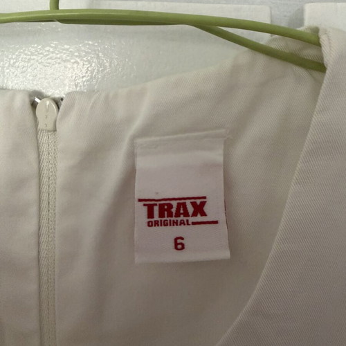 Trax dress with bolero, like new, cotton, white and pink, age 6