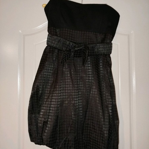 Black Balou dress with belt like new, size M