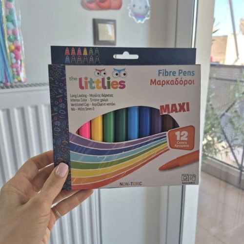 Markers used, pack of 12 washable thick