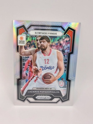 2023-24 Euroleague Prizm Λάζαρος Παπαδόπουλος silver σαν καινούργιο