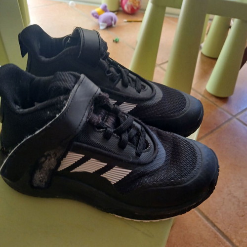 Adidas basketball shoes size 30 used, black
