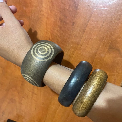Wooden bracelets new without wear