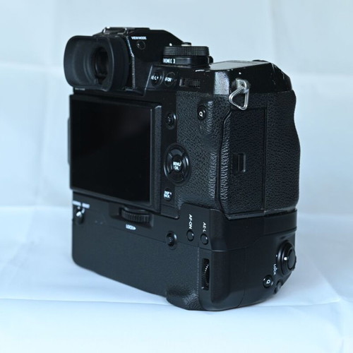 Fujifilm X-H1 camera used with extras and accessories