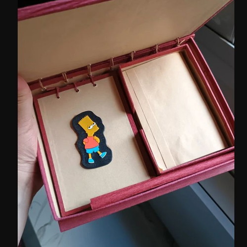 The Simpsons collectible box with stationery set, new