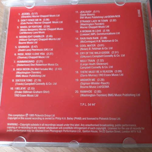 Frankie Laine CD used, jazz