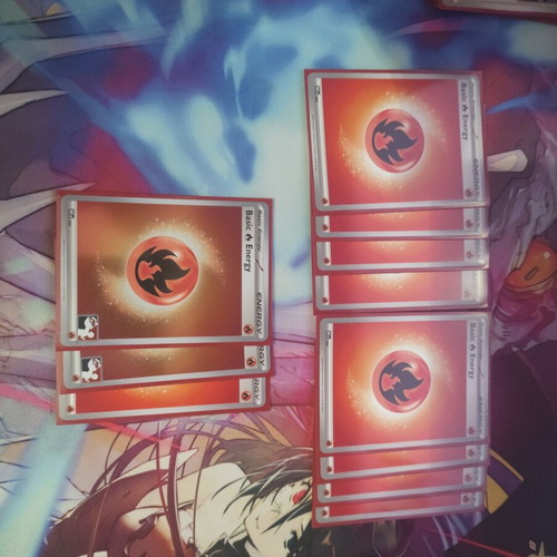 Pokémon TCG full Charizard deck with premium sleeves