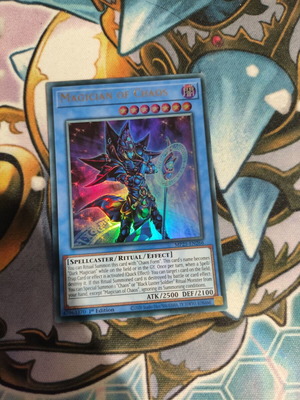 Magician of Chaos Yu-Gi-Oh! card like new, Ultra Rare