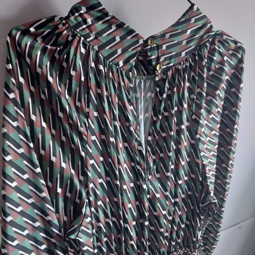 MSR women's dress like new, beige and green, size M