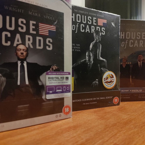 House of Cards seasons 1 2 3 Blu-Ray new with English subtitles
