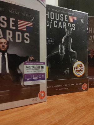 House of Cards seasons 1 2 3 Blu-Ray new with English subtitles