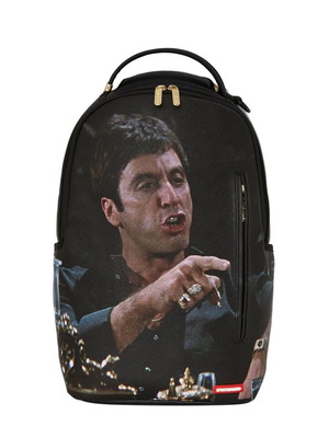 Раница Sprayground Scarface нова черна и сива