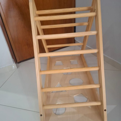 Climbing Triangle set with wooden balance boards and climbing board gift